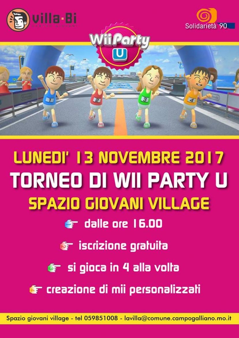 Torneo WII Party in Villa Bi